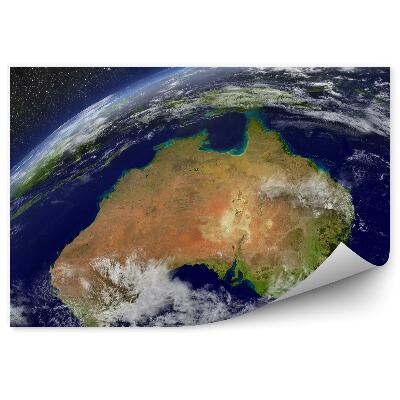 Modern fotótapéta Bolygó Föld Hold éjszakai égbolt csillagok