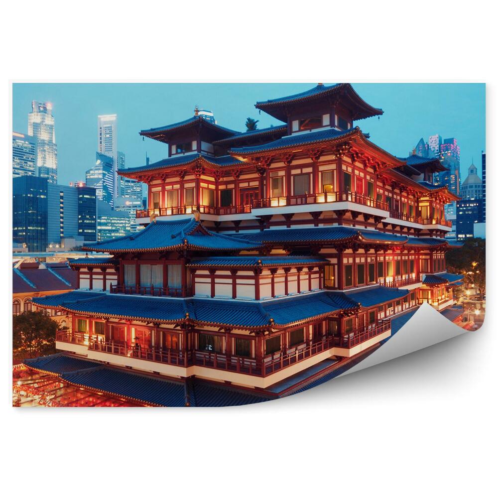 Poszter tapéta Buddhista kínai templom