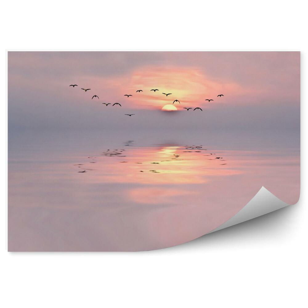 Öntapadó fotótapéta A hajnal finom színei