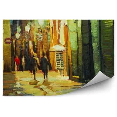 Fotótapéta épületek, emberek kép