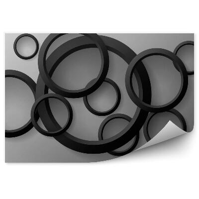 Öntapadós fotótapéta Absztrakt ezüst buborékok