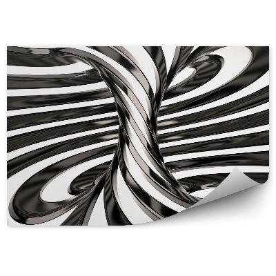 Öntapadós fotótapéta falra Fekete piramis 3D-ben