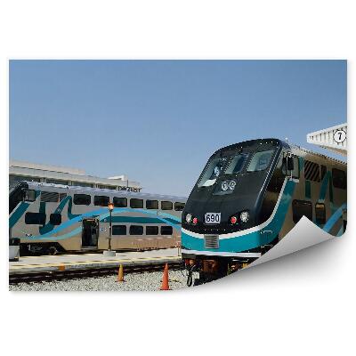 Fotótapéta Modern emeletes vonat USA