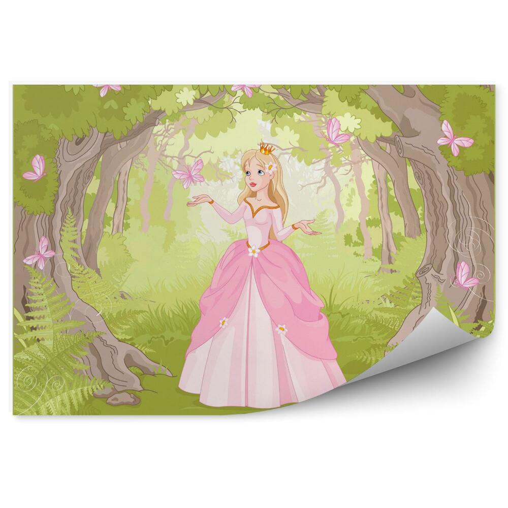 Fotótapéta Hercegnő sétál egy fantázia országában