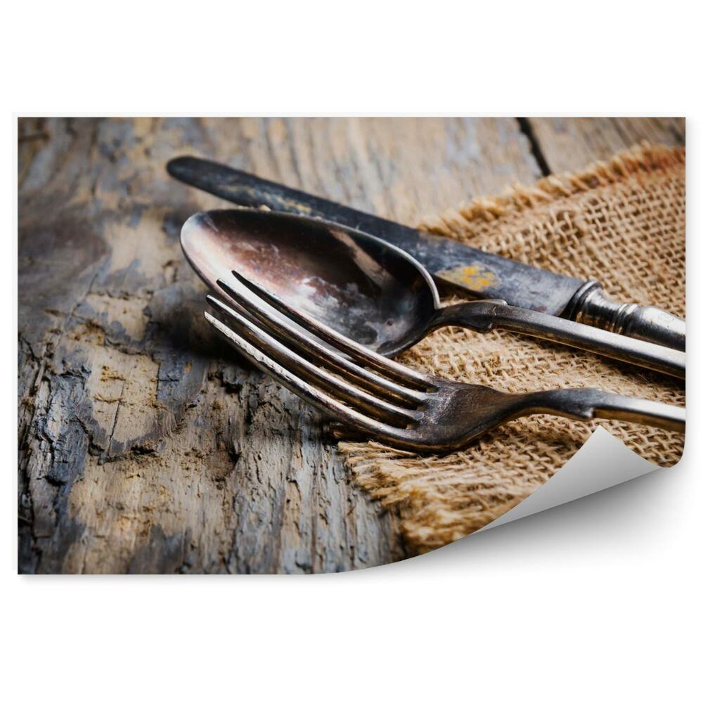 Öntapadós Fotótapéta Falra Evőeszköz