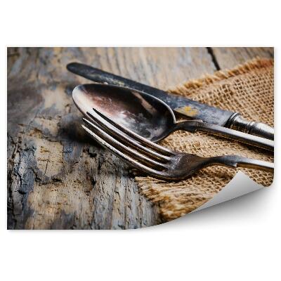 Öntapadós Fotótapéta Falra Evőeszköz