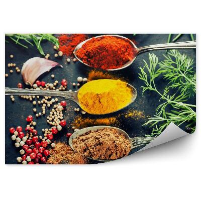 Modern Fotótapéta Gyógynövények és válogatott fűszerek