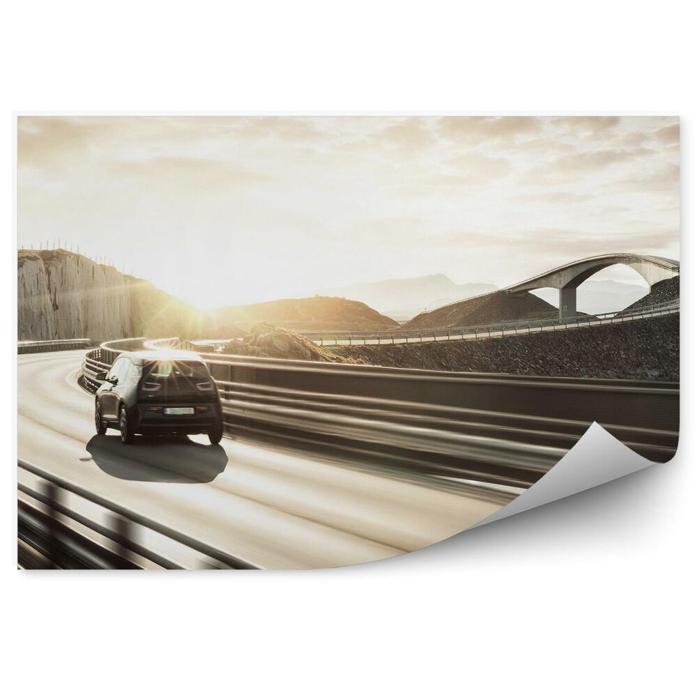 Poszter tapéta Közúti híd utazási autó