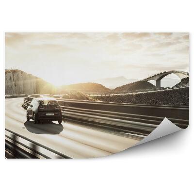 Poszter tapéta Közúti híd utazási autó