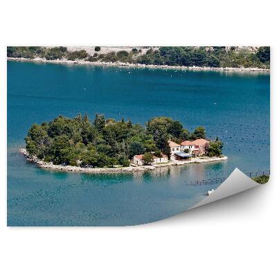 Poszter tapéta Földközi-tengeri szigetek házak zöld