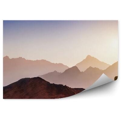 Öntapadós fotótapéta Hegyi táj kilátás ég köd