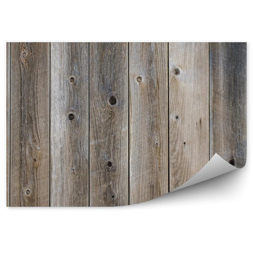 Fotótapéta Deszkák szürke felülettel