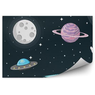 Fotótapéta Bolygók a világűrben űrhajósok rakéták űrhajó