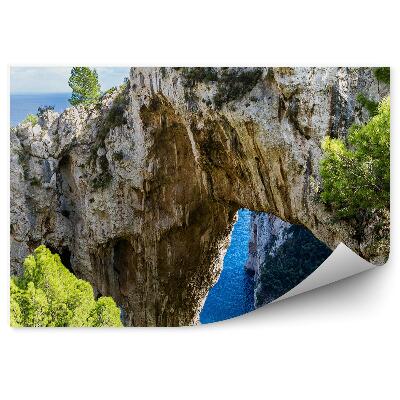 Fotótapéta Capari sziget, Olaszország, sziklák, dombok, természet