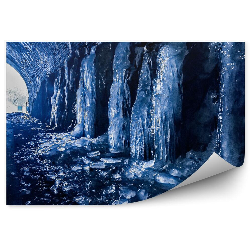 Öntapadós fotótapéta Jégalagút