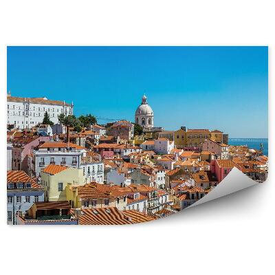 Fotótapéta Lisszabon panorámája tetőzi a városi épületeket
