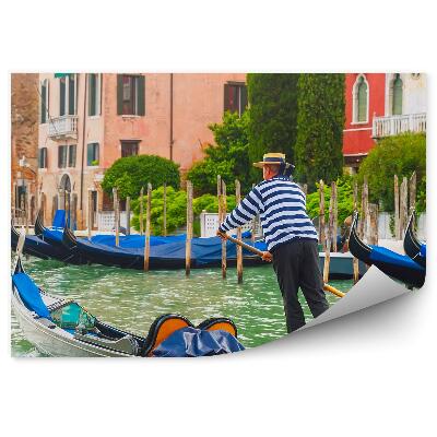 Fotótapéta gondolák Grand Canal Velence épületei Bazilika Santa Maria della Salute Olaszország