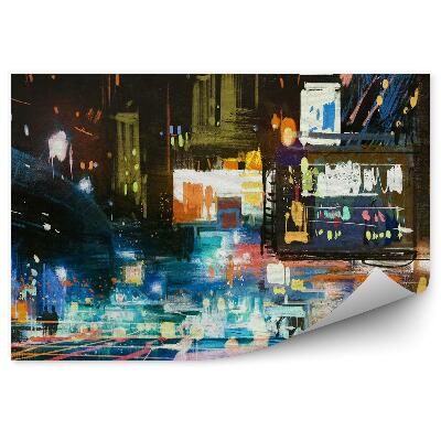 Poszter tapéta modern városi festészet