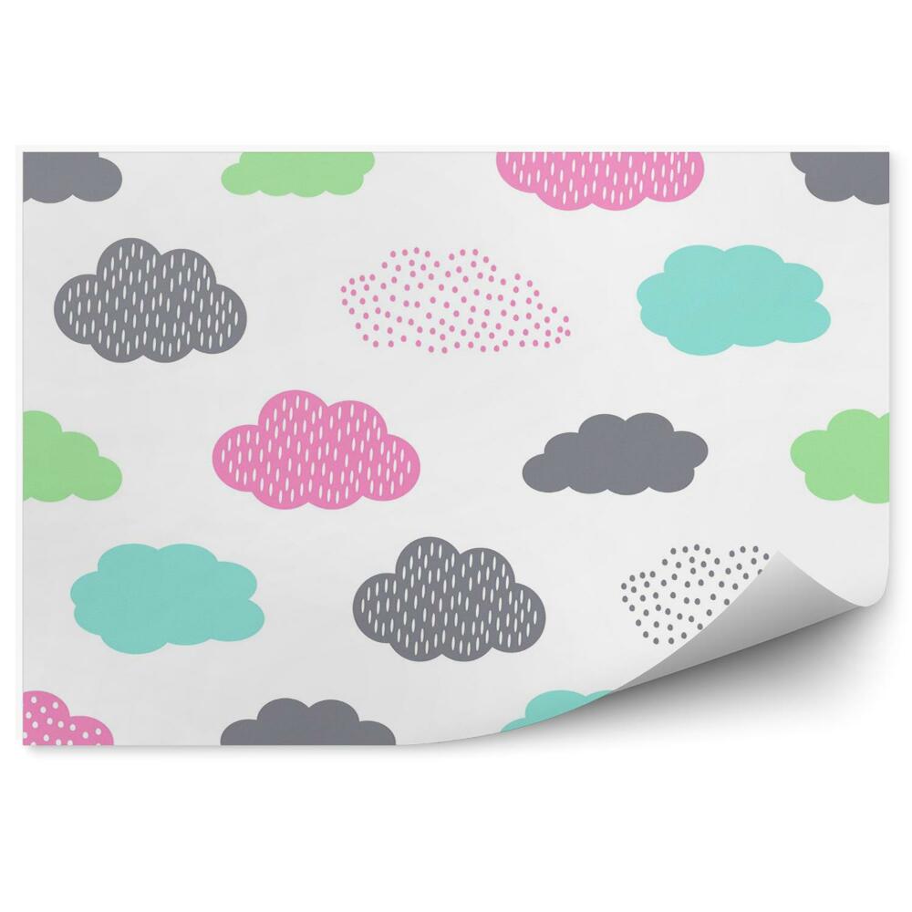 Poszter tapéta Színes felhők