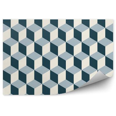 3d fotótapéta Vintage 3D kockák. Retro