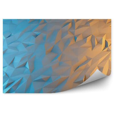 Öntapadós fotótapéta falra 3D háttér háromszögekkel