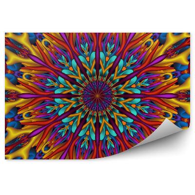 Poszter tapéta 3D fehér fényes kockák fehér háttéren