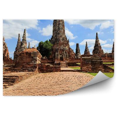 Öntapadó fotótapéta Ősi kultúra templom tégla burkolata