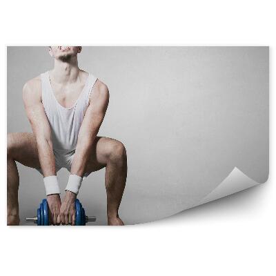 Fotótapéta Ember súlyzózás