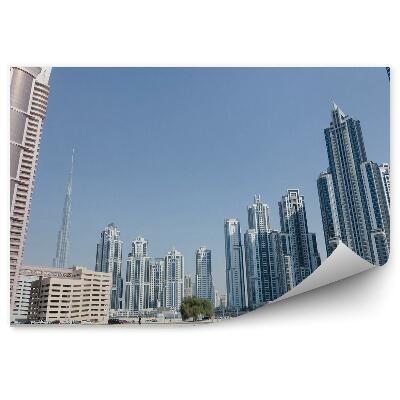 Fotótapéta Dubai üzleti öböl felhőkarcolók