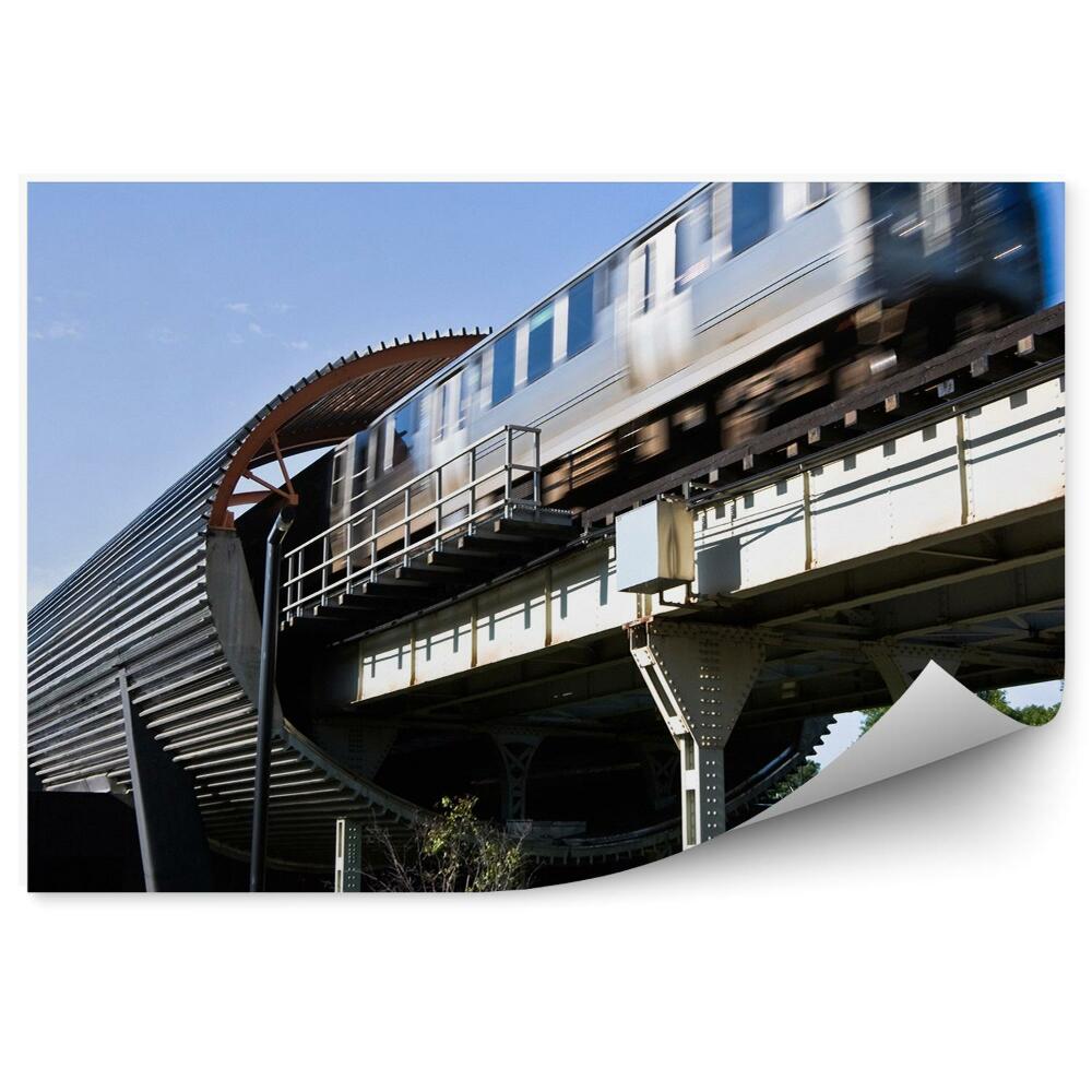 Fotótapéta Vasútállomás alagút természet mozgalom