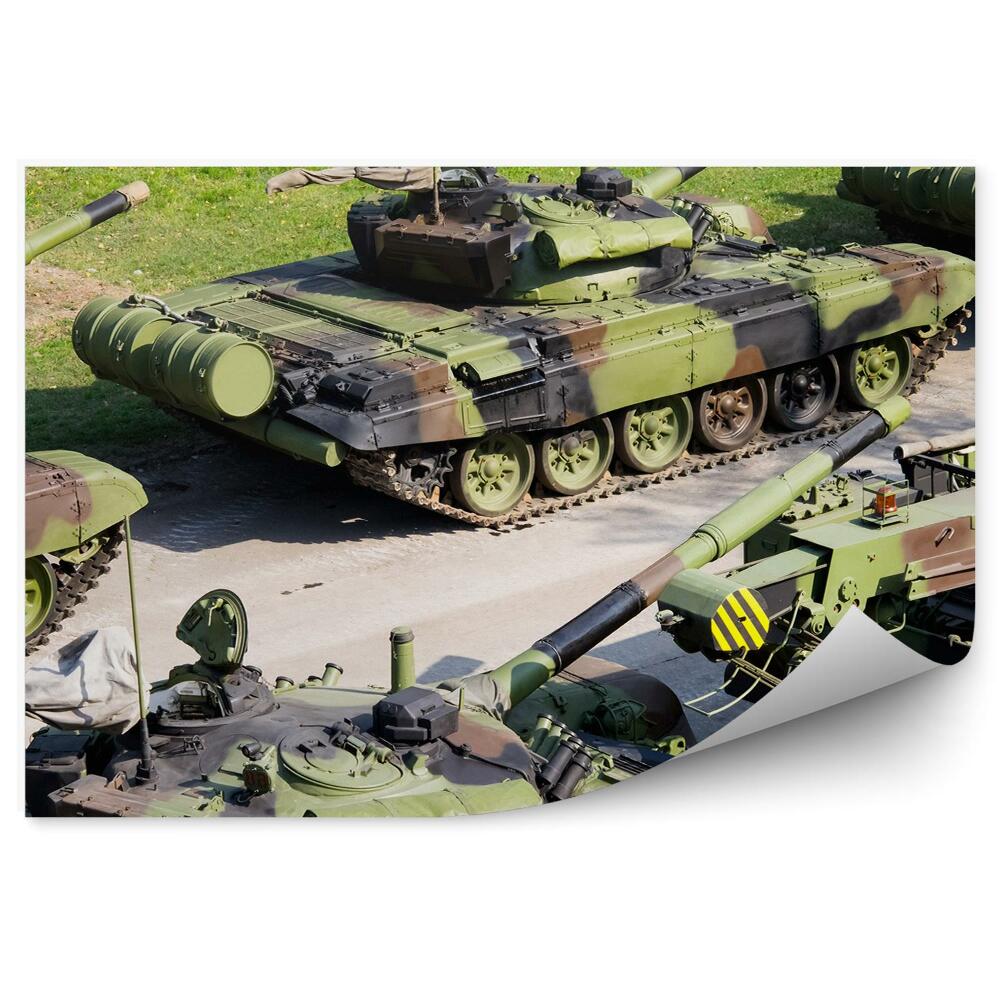 Fotótapéta Orosz tankok sorban
