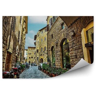 Fotótapéta Régi kőépületek zöld növényzet