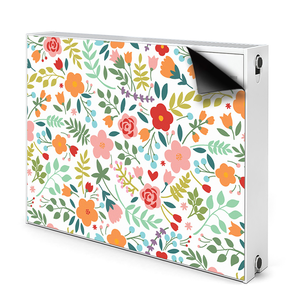 Radiátor mágnes Virágok képe