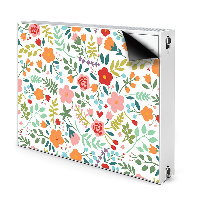 Radiátor mágnes Virágok képe