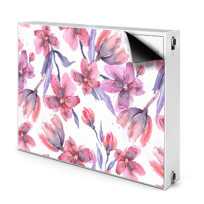 Mágneses radiátor dekoráció Pasztell virágok