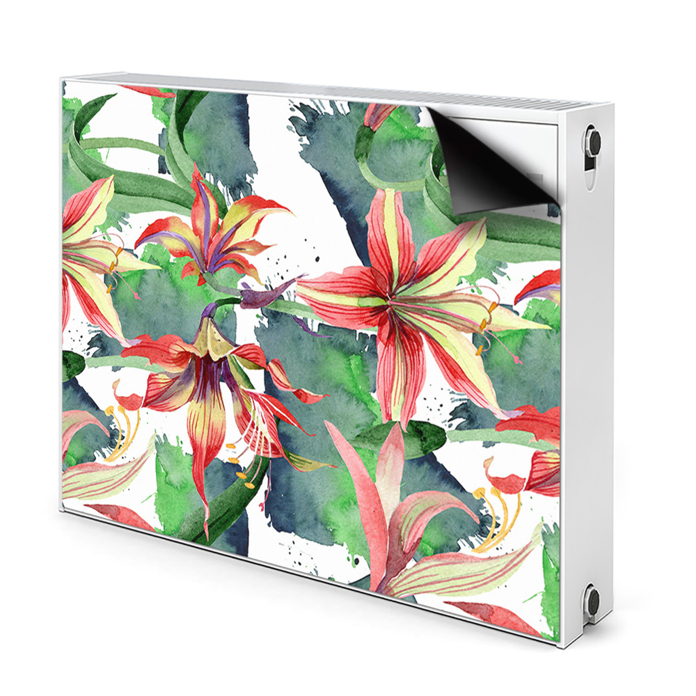 Mágneses radiátor takaró Díszes virág