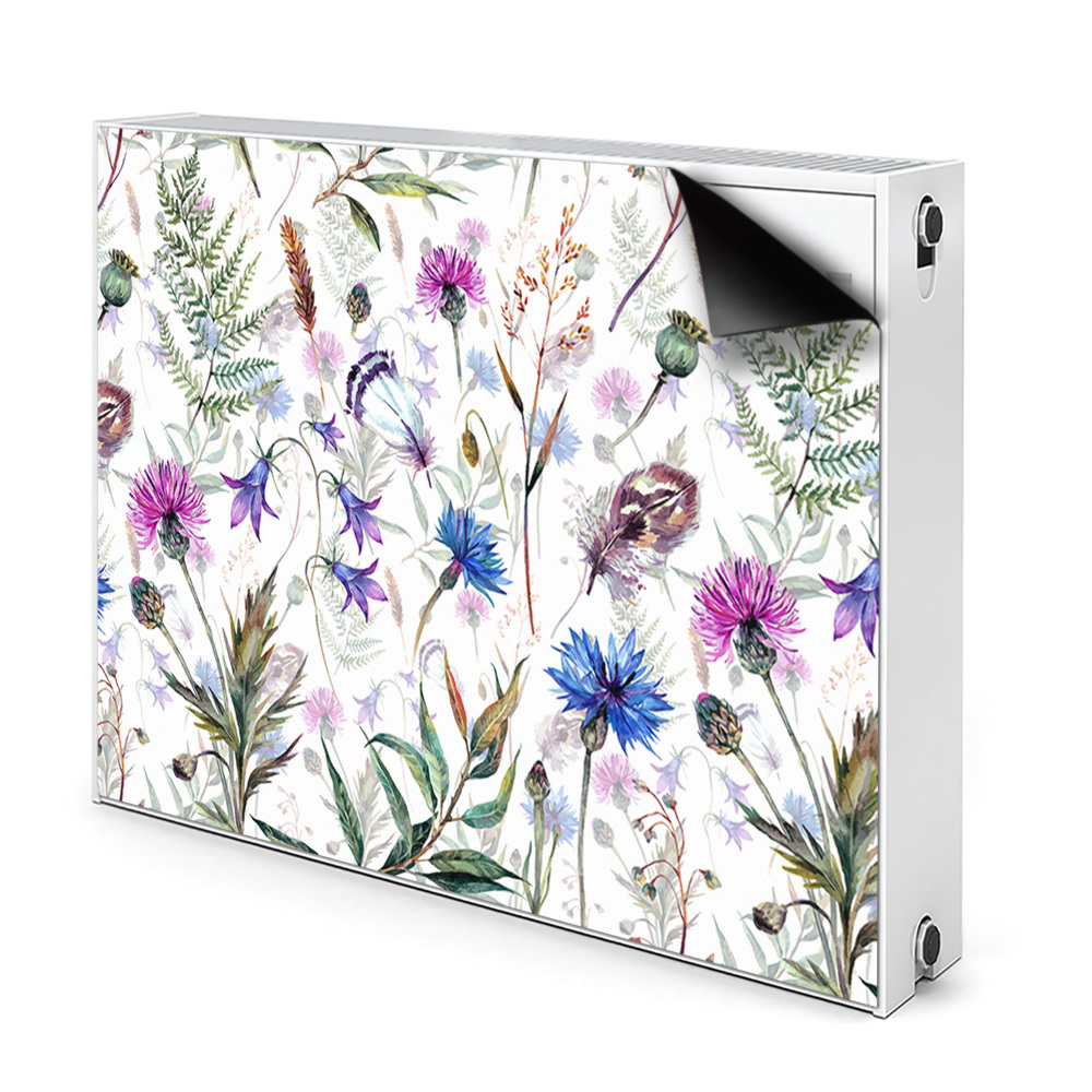 Mágneses fűtőtest burkolat Mezei virágok