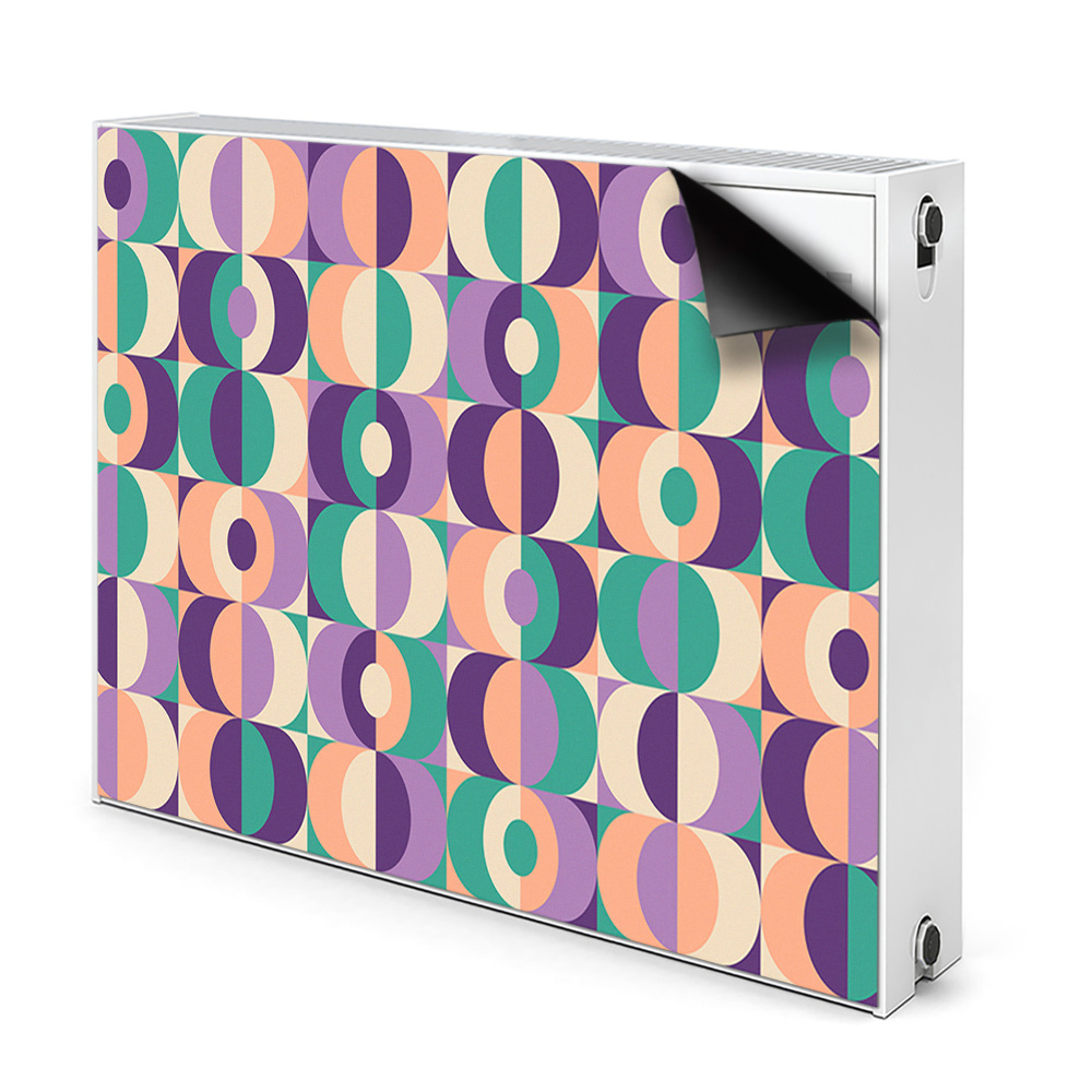 Radiátor mágnes Négyzetek és körök