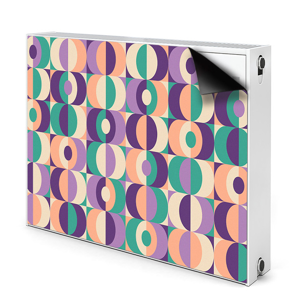 Radiátor mágnes Négyzetek és körök