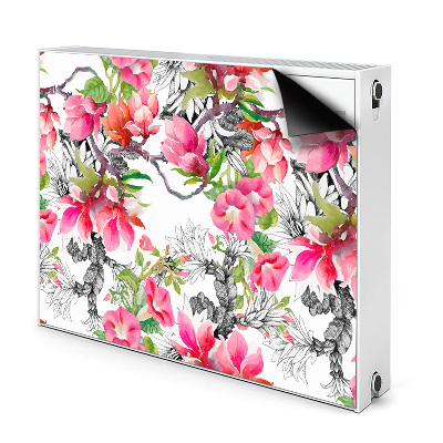 Radiátor mágnes Akvarell virágok