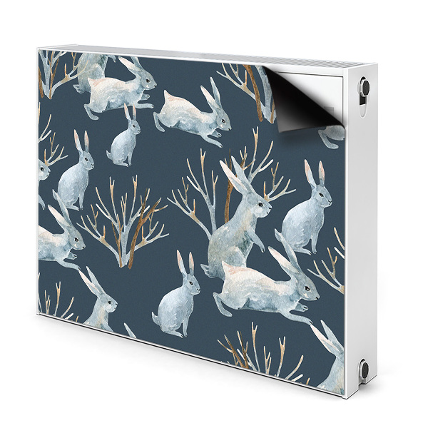 Radiátor mágnes Fehér nyulak