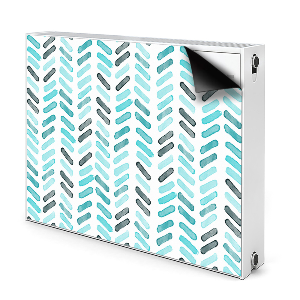 Radiátor mágnes dekoráció Akvarell halszálkás