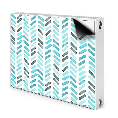 Radiátor mágnes dekoráció Akvarell halszálkás