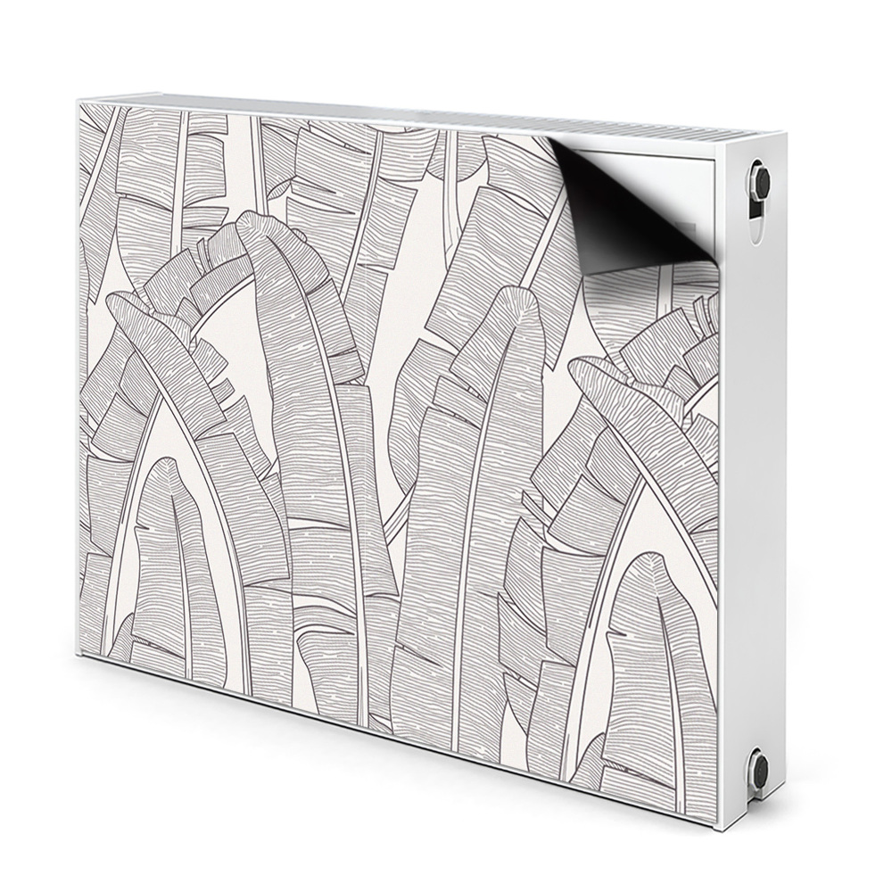 Mágneses radiátor dekoráció Banánlevelek