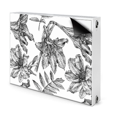 Mágneses fűtőtest burkolat Liliomok