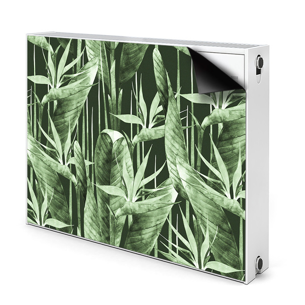 Mágneses radiátor dekoráció Sötét levelek