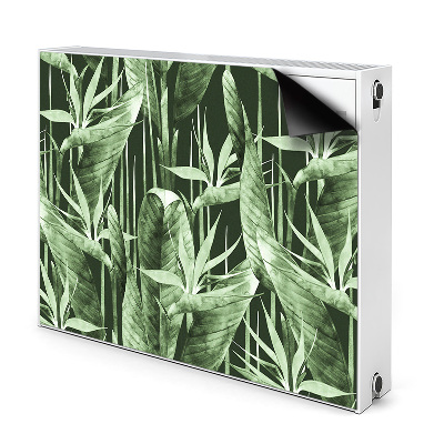 Mágneses radiátor dekoráció Sötét levelek