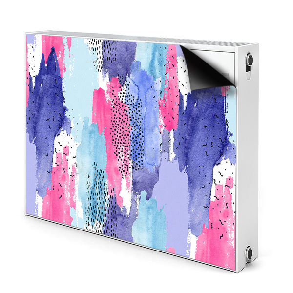 Radiátor mágnes dekoráció Absztrakció akvarell