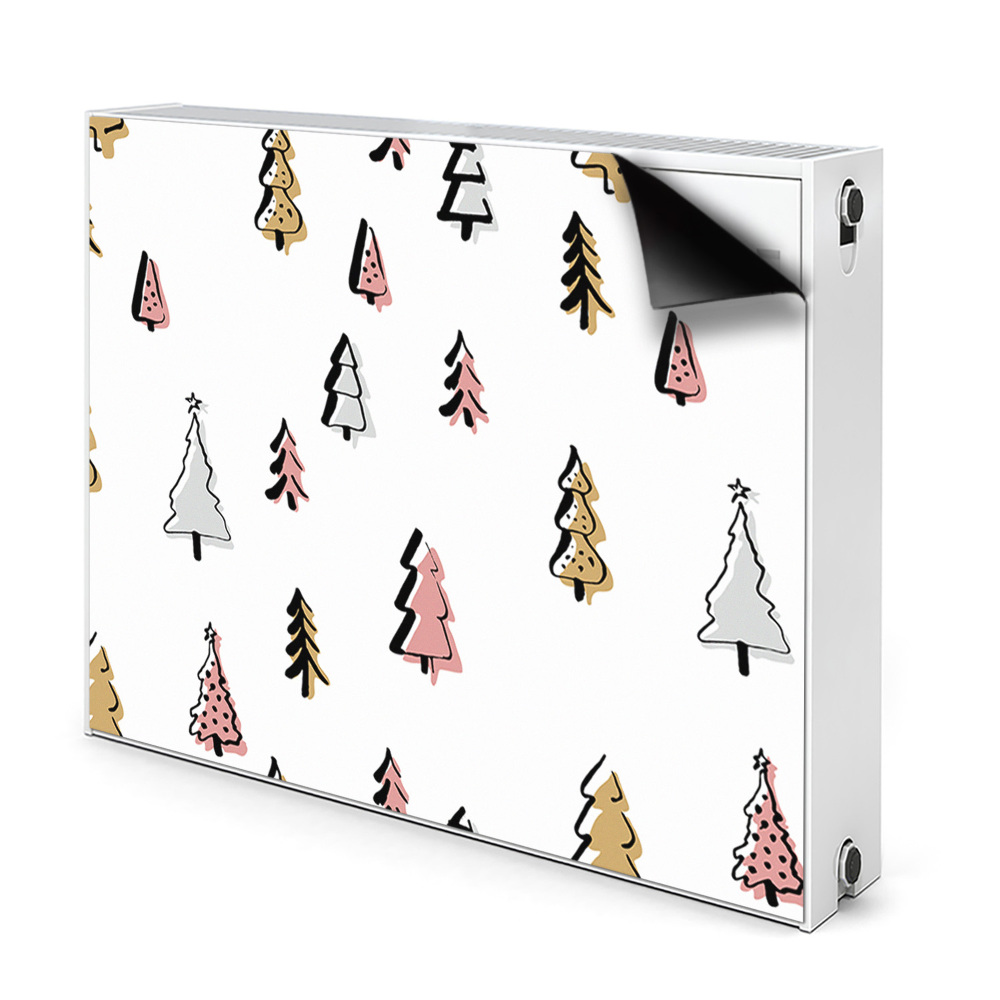 Radiátor mágnes dekoráció Pasztell karácsonyfa