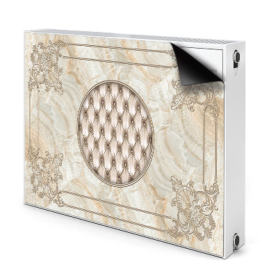 Mágneses radiátor takaró Elegáns márványminta